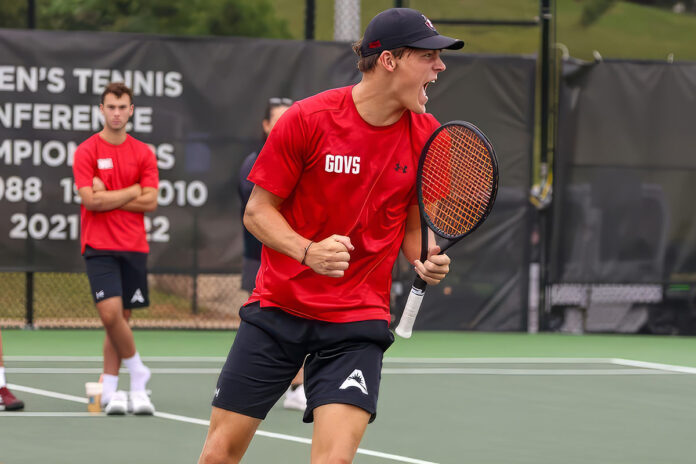 Austin Peay State University Men's Tennis wins Nine on First Day of Brian Coons Memorial Tournament. (APSU Sports Information)