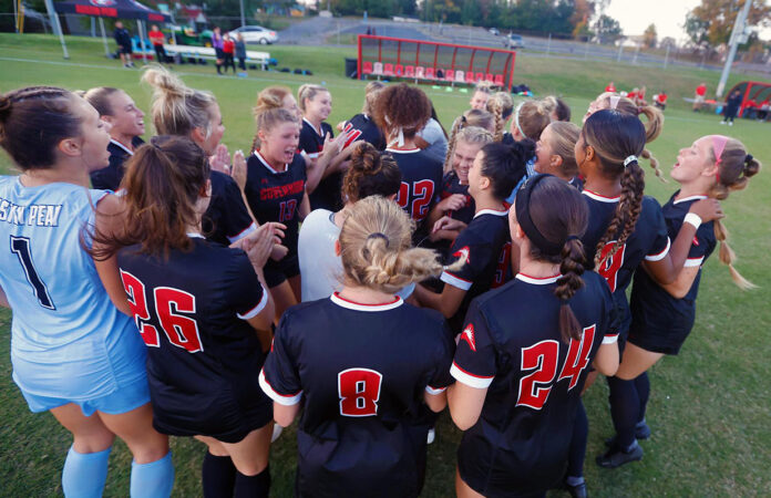 Austin Peay State University Soccer's Katie Bahn’s Seven-Save Shutout Paces Govs in ASUN Match Against Kennesaw State. (Robert Smith, APSU Sports Information)