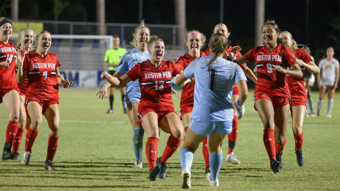 #7 Austin Peay State University Soccer Set for Quarterfinals Match at No. 3 Florida Gulf Coast. (Alex Allard, APSU Sports Information)