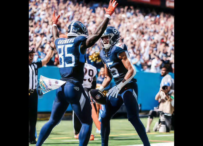 Tennessee Titans playing the Indianapolis Colts. (Tennessee Titans)