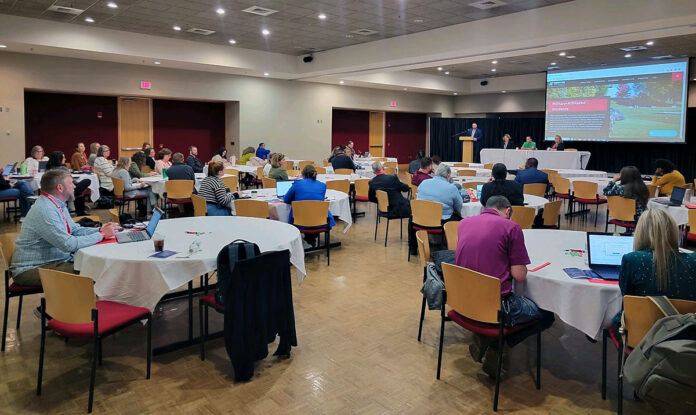 Austin Peay State University engages attendees at Tennessee Higher Education Commission's 2023 Veteran Reconnect Conference. (APSU)
