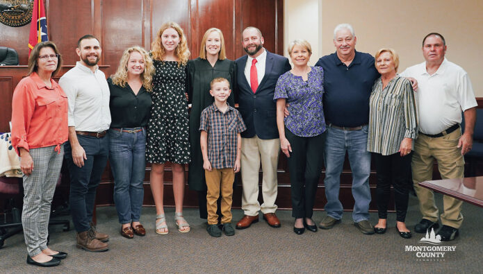 19th Judicial District Circuit Court Judge Ashleigh Travis and family members.