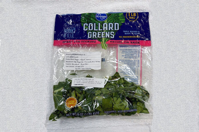 Kroger Collard Greens Bag