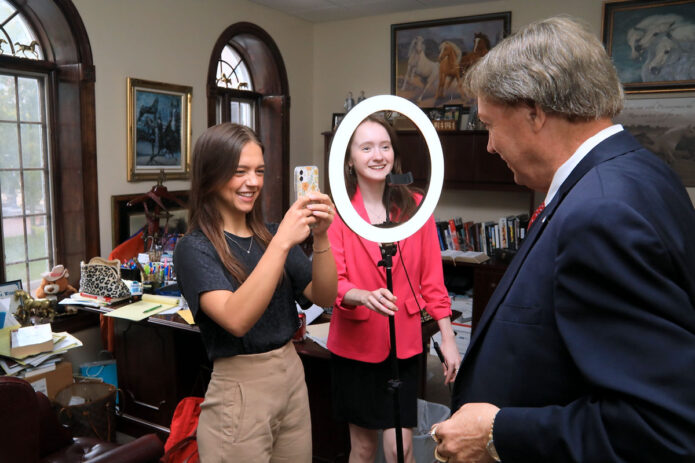 Sara Sumpter, Katie Reneau and Kevin Kennedy