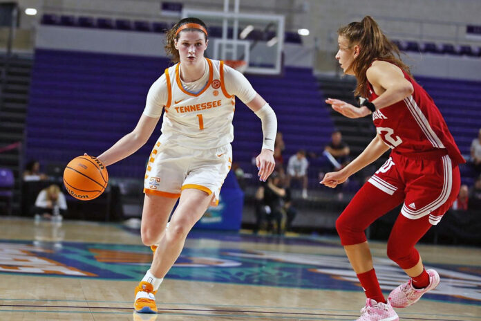 #19 Tennessee Lady Vols Basketball Drops Game To #21 Indiana, 71-57. (UT Athletics)
