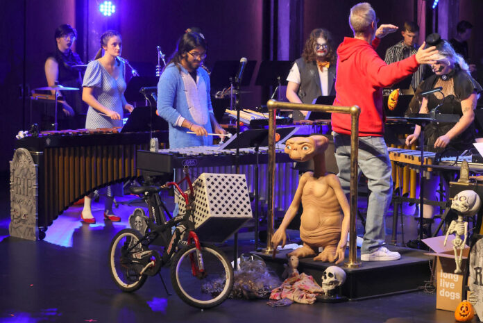 APSU Percussion Ensemble Halloween Concert. (Tony Centonze, Clarksville Living Magazine)