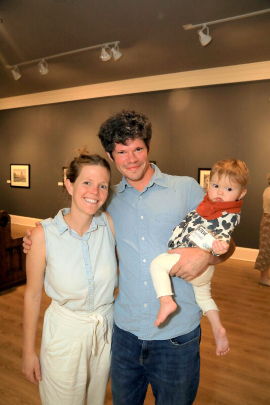 Caroline, Stephen and Elouise Hutchins