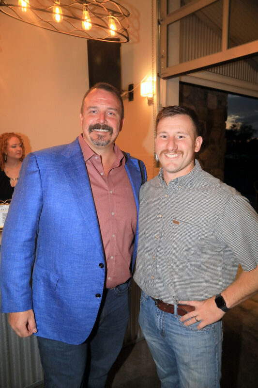 Commissioner Joe Smith and Jarrett McGaha