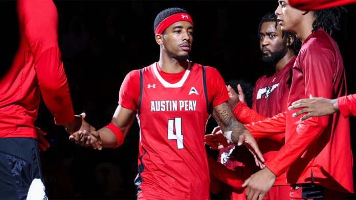 Austin Peay State University Men's Basketball Set for Tuesday Meeting with Southern Illinois in Carbondale. (Carder Henry, APSU Sports Information)
