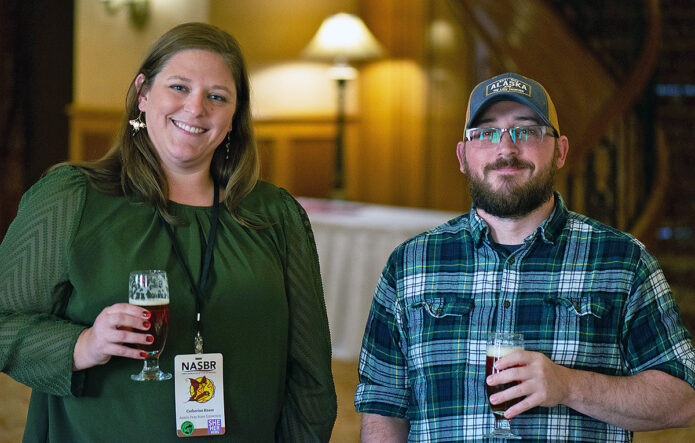 Austin Peay State University professor Dr. Catherine Haase and Dakota Van Parys at the conference. (APSU)