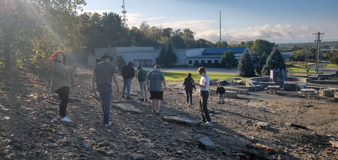 Austin Peay State University students, faculty and staff visit Trammel Fossil Park on their way to GSA Connects 2023. (APSU)