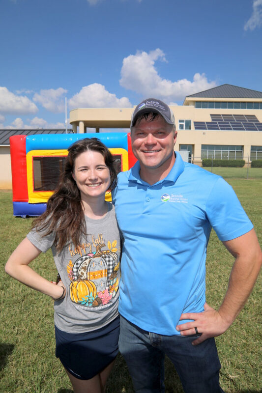 Toni Chambers and Nick Blalock