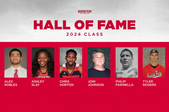 Austin Peay State University 2024 Hall of Fame Class. (APSU Sports Information)