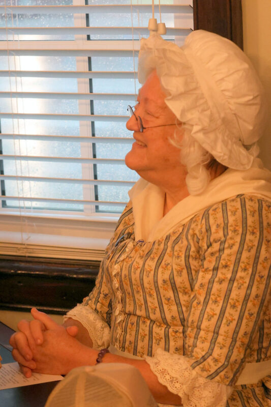 Daughters of the American Revolution unveil America! 250 Plaque. (Tony Centonze, Clarksville Living Magazine)