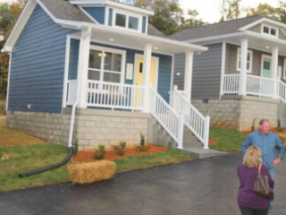 Judy&rsquo;s Hope, a Tiny Home Ministry, unveils first eight residences. (Tony Centonze, Clarksville Living Magazine)