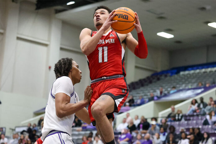 Dezi Jones and Ja'Monta Black Combine for 46, Austin Peay State University Men's Basketball Claims ASUN-Best Fourth-Straight Win. (Alex Allard, APSU Sports Information)