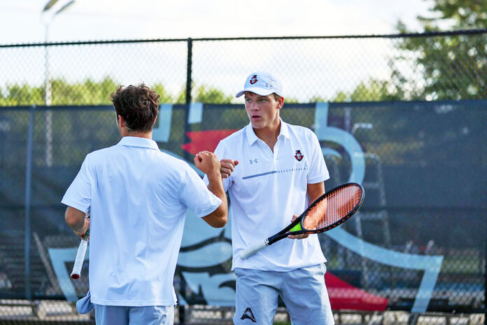 Austin Peay State University Men's Tennis Faces In-State Opponent Middle Tennessee. (Alex Alalrd, APSU Sports Information)