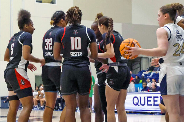 Austin Peay State Univeristy Women's Basketball Leads Wire-to-Wire in Blowout Victory at Queens. (APSU Sports Information)