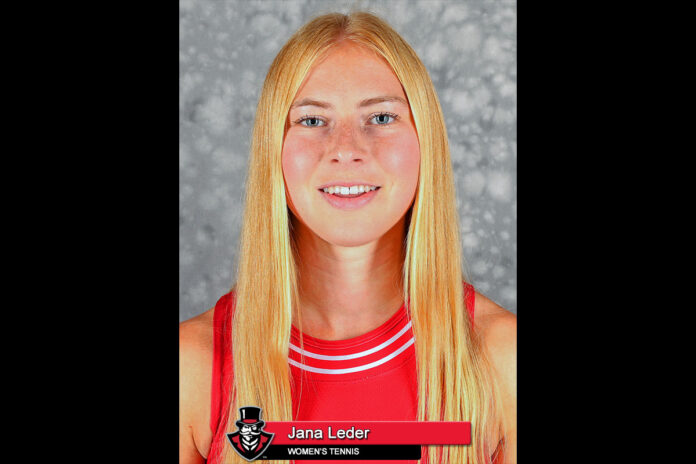 2023-24 Austin Peay State University Women's Tennis - Jana Leder. (APSU Sports Information)