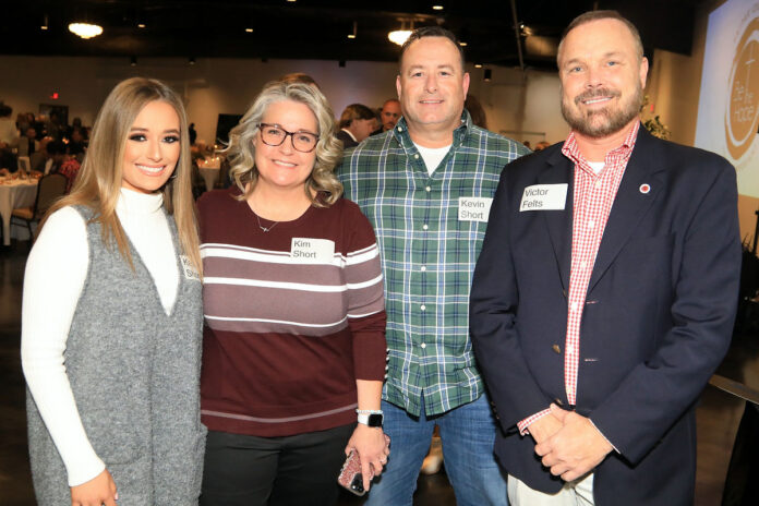 Kara, Kim and Kevin Short, Victor Felts