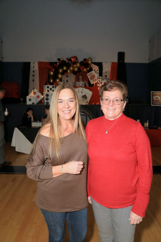Lisa Meeks and Principal Kathleen Falk