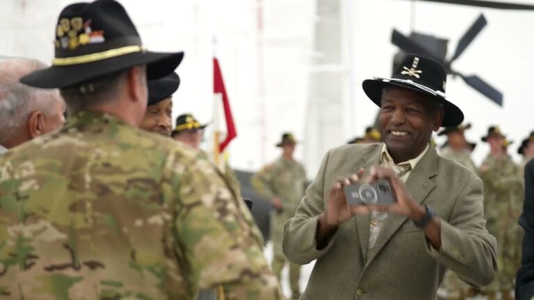 101st Airborne Division hold ceremony at Fort Campbell to award Distinguished Flying Cross to Vietnam Veteran Eldridge Johnson Jr.