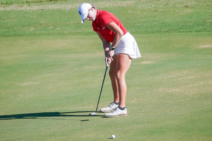 Austin Peay State University Women's Golf posts third-place finish at weather-shortened Bama Beach Bash. (Casey Crigger, APSU Sports Information)