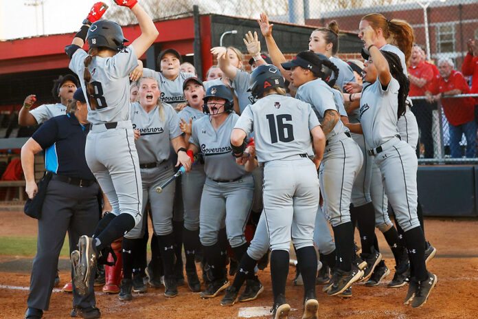 Austin Peay State University Softball loses home game to Ohio State, 7-5. (Robert Smith, APSU Sports Information)