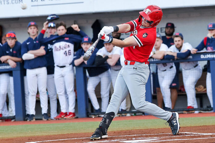 Austin Peay State University Baseball's Four-Homer Day Not Enough at Ole Miss. (Casey Crigger, APSU Sports Information)