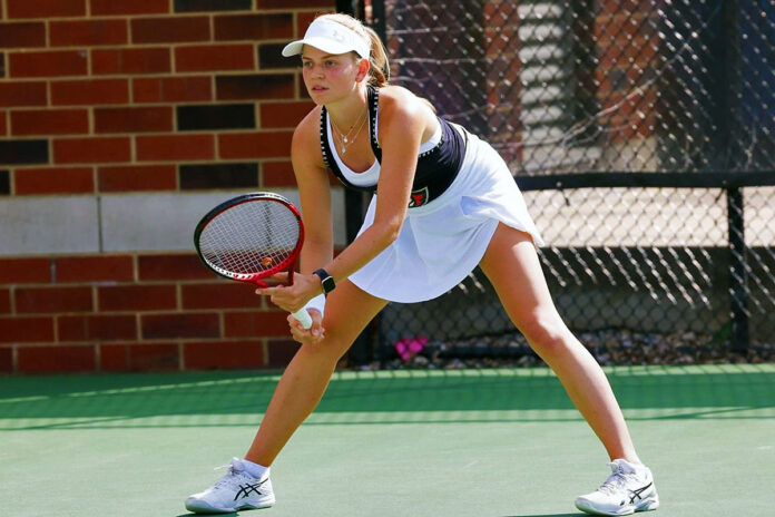 Austin Peay State University Women's Tennis Victorious in Charlotte. (Casey Crigger, APSU Sports Information)