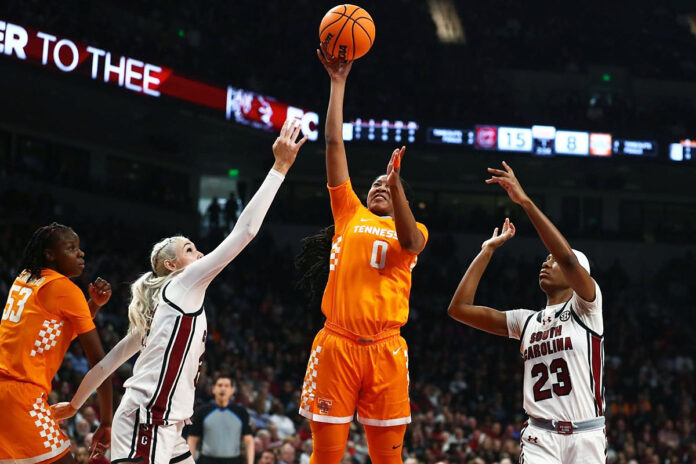 Tennessee Women's Basketball Takes Fight To #1 South Carolina Before Falling, 76-68. (UT Athletics)