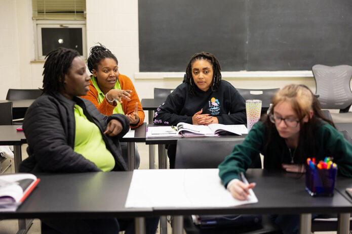 Students enrolled in TECTA at Ausitn Peay State University can network with other child care administrators to learn new professional strategies. (Sean McCully, APSU)