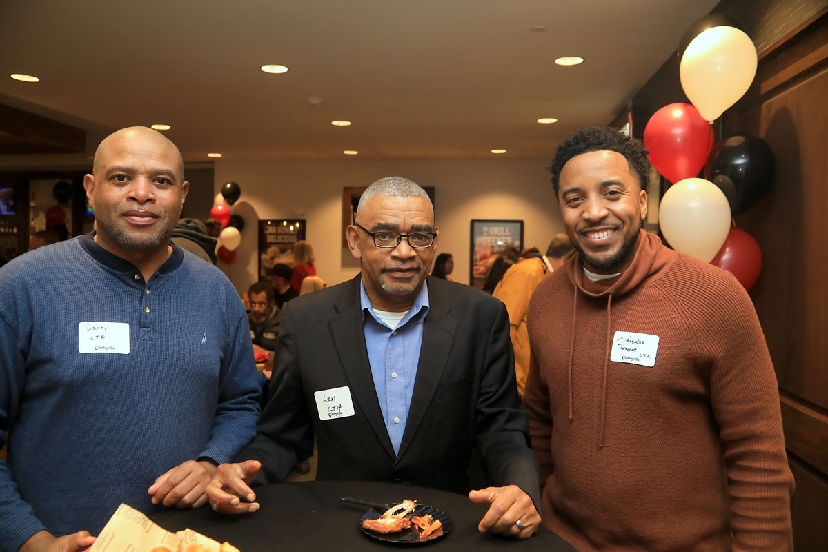 Darryl Gladney, Len Tharpe and Marsalis Teague Darryl Gladney, Len Tharpe and Marsalis Teague