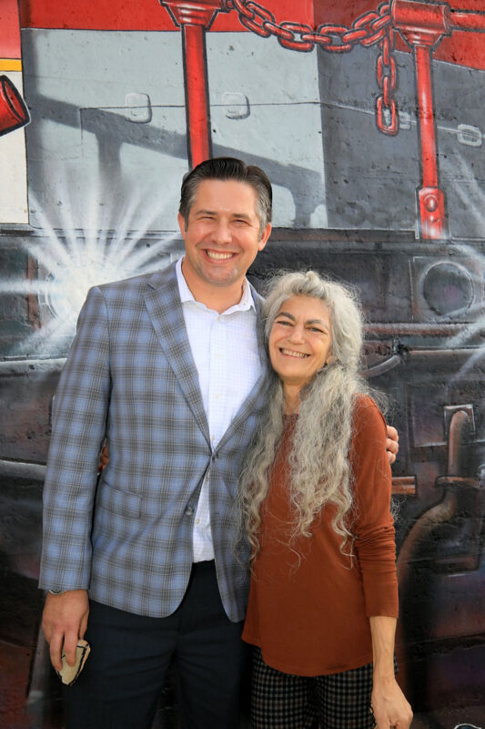 Montgomery County Mayor Wes Golden and Jody Isaacs