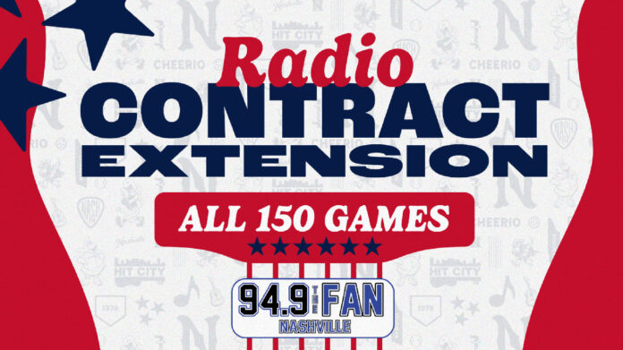 Nashville Sounds extends Radio Contract