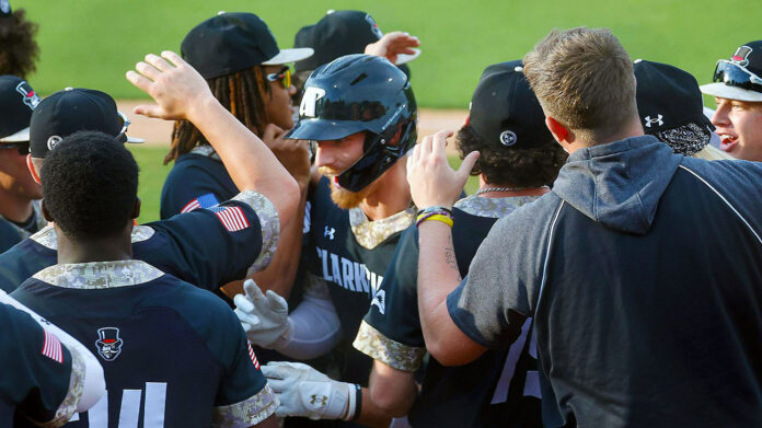 Lyle Miller-Green Stuns with Three Home Runs as Austin Peay State University Baseball Overpowers Middle Tennessee. (Robert Smith, APSU Sports Information)