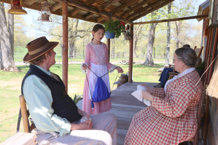 Historic Collinsville Pioneer Settlement Season Opening. (Mark Haynes, Clarksville Online)