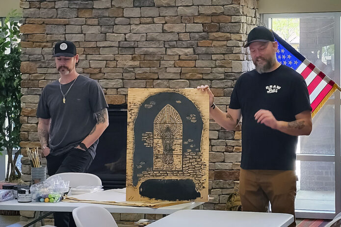 The Fort Campbell Soldier Recovery Unit hosted CreatiVets of Nashville who offer opportunities for relief and healing for the men and women who have sacrificed so much for our country. They provided an Art therapy class where through the process, veterans learn the benefits of using art as a form of stress and anxiety relief, as well as a way to tell their stories. (Justin Moeller, Blanchfield Army Community Hospital)