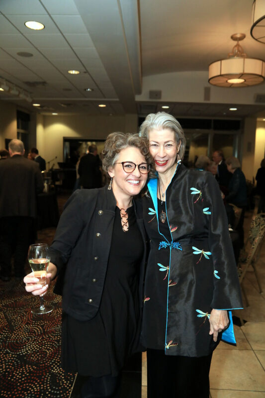 Pamela Holz and Kitty Harvill