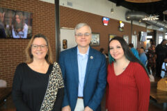 Suzanne Stemseth, Dan Moore and Brittany Hart