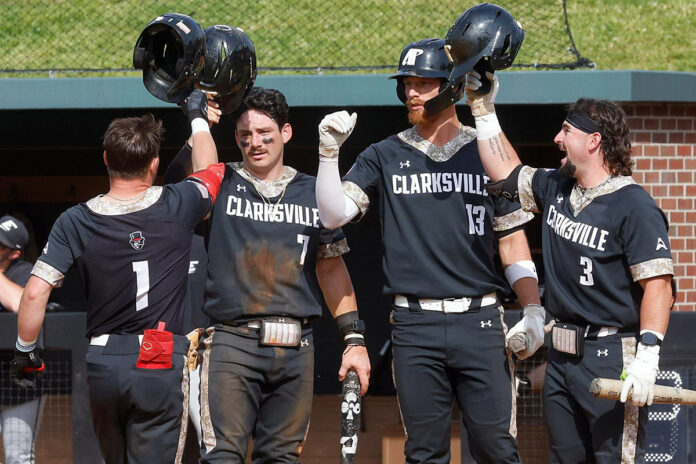 “Govs Big Blast” features plenty of promotions for Austin Peay State University Baseball's final Home Games. (Robert Smith, APSU Sports Information)