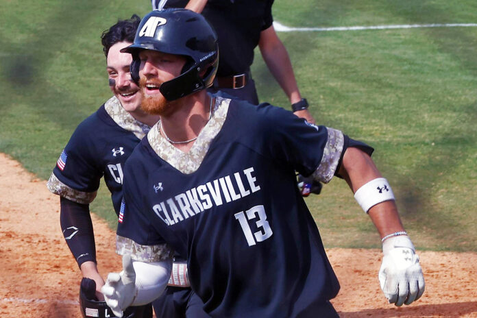Lyle Miller-Green sets Austin Peay State University Baseball RBI Record but Govs Fall to Central Arkansas Bears. (Robert Smith, APSU Sports Information)