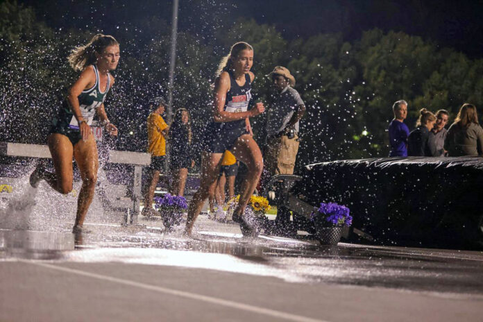 Five Austin Peay State University Track and Field Govs place top ten in Conway. (APSU Sports Information)