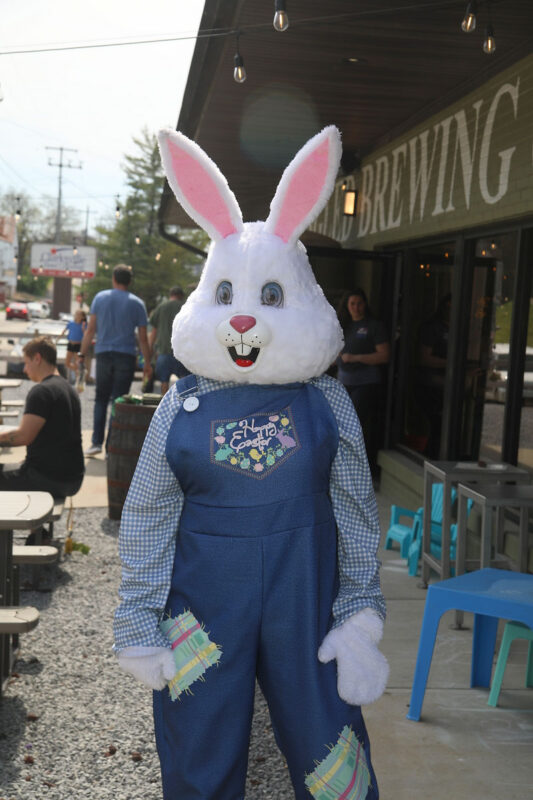 An Easter egg hunt for the adults at Star Spangled Brewery. (Tony Centonze, Clarksville Living Magazine)