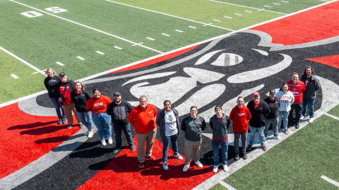 The staff of Austin Peay State University’s Office of Public Relations and Marketing. (Sean McCully, APSU)
