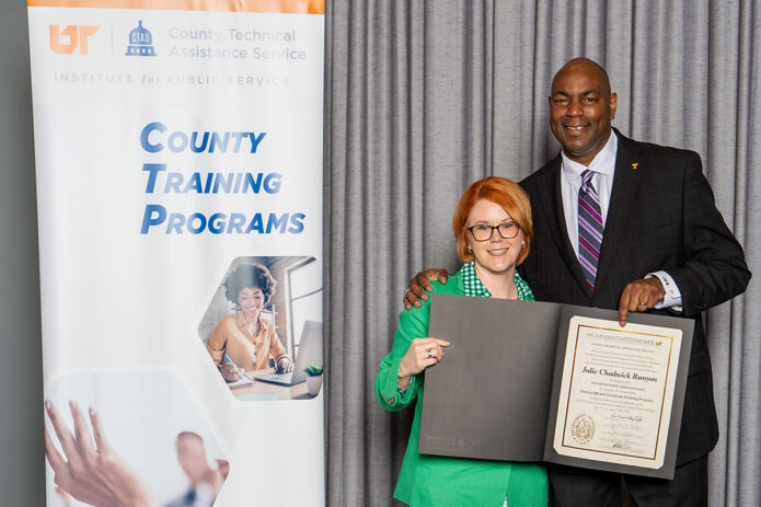 Julie Chadwick Runyon and Jon Walden CTAS Exec Director