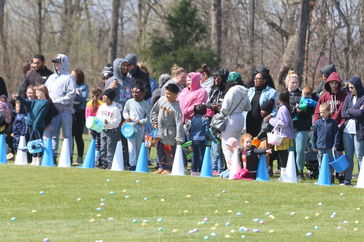 Montgomery County Parks and Recreation’s 2024 Easter Egg Hunt at Civitan Park. (Tony Centonze, Clarksville Living Magazine)