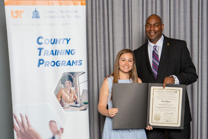 Tori Moore and Jon Walden CTAS Exec Director