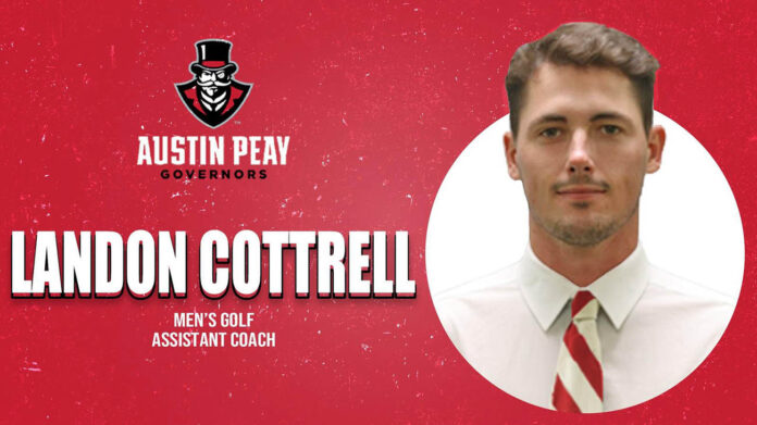 Austin Peay State University Men's Golf head coach Easton Key Names Landon Cottrell as Assistant Coach. (APSU Sports Information)
