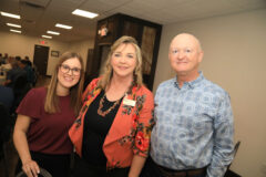 Caroline Hadley, Lyynn Staggs and Steve Springer